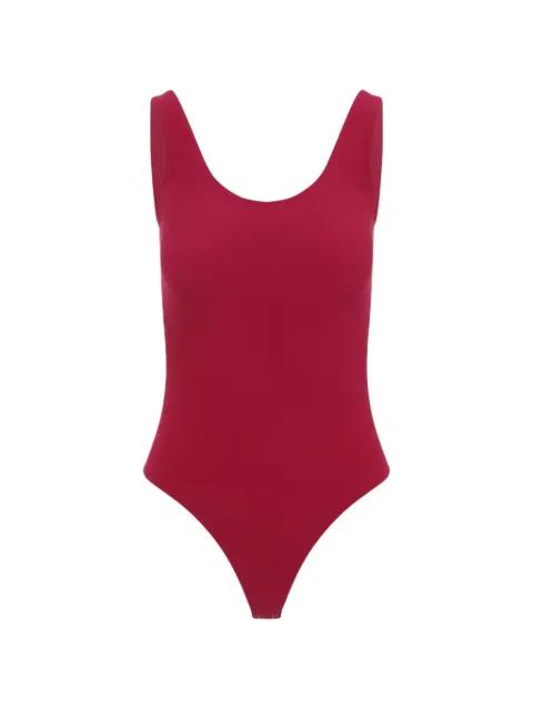 scoop-neck sleeveless bodice by WOLFORD