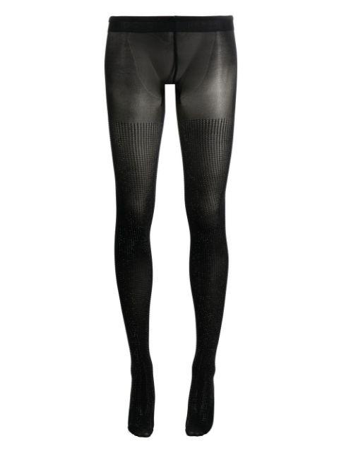 x Sergio Rossi studded tights by WOLFORD