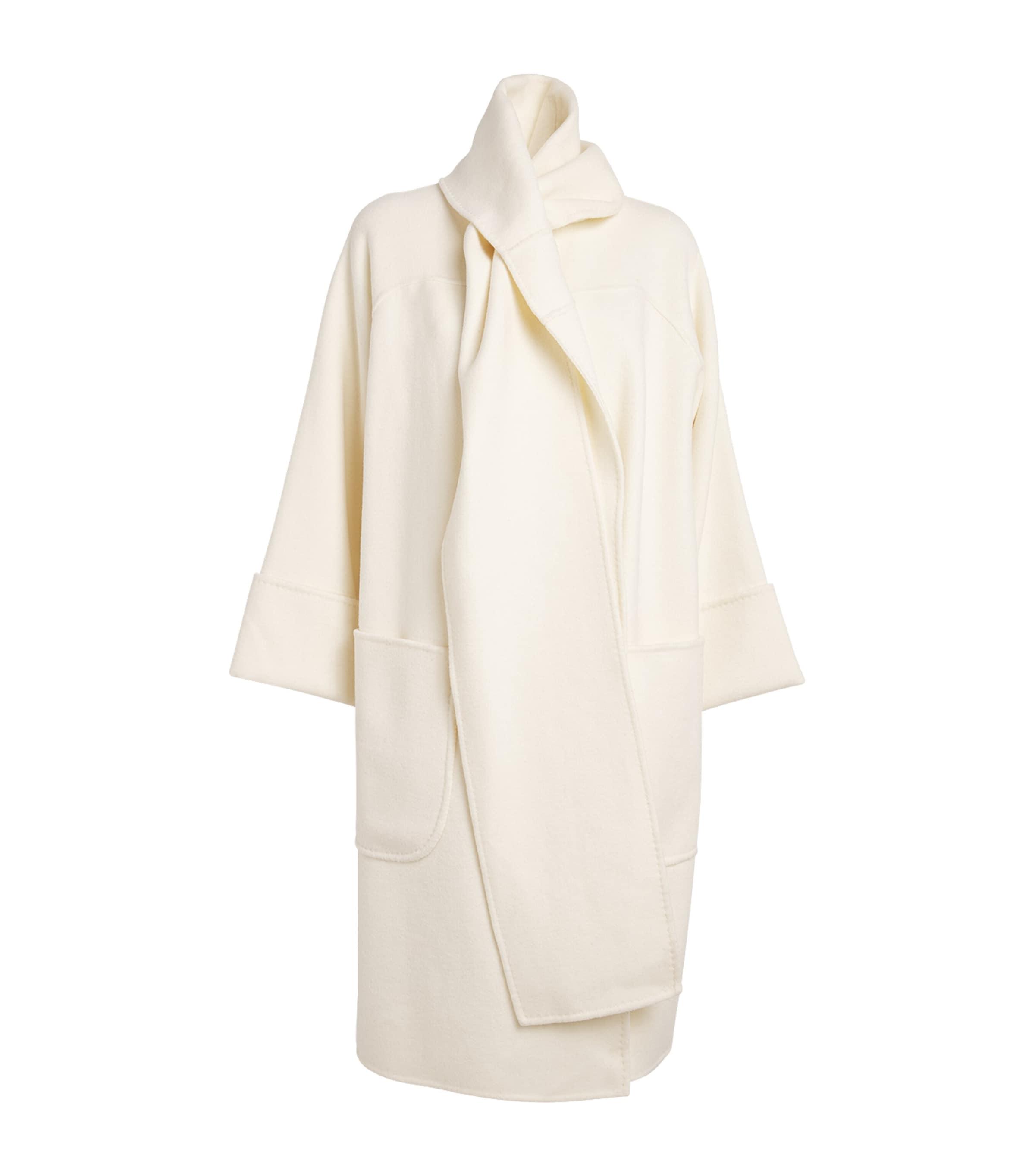 Wolk Morais Cashmere Cunardier High Neck Coat by WOLK MORAIS