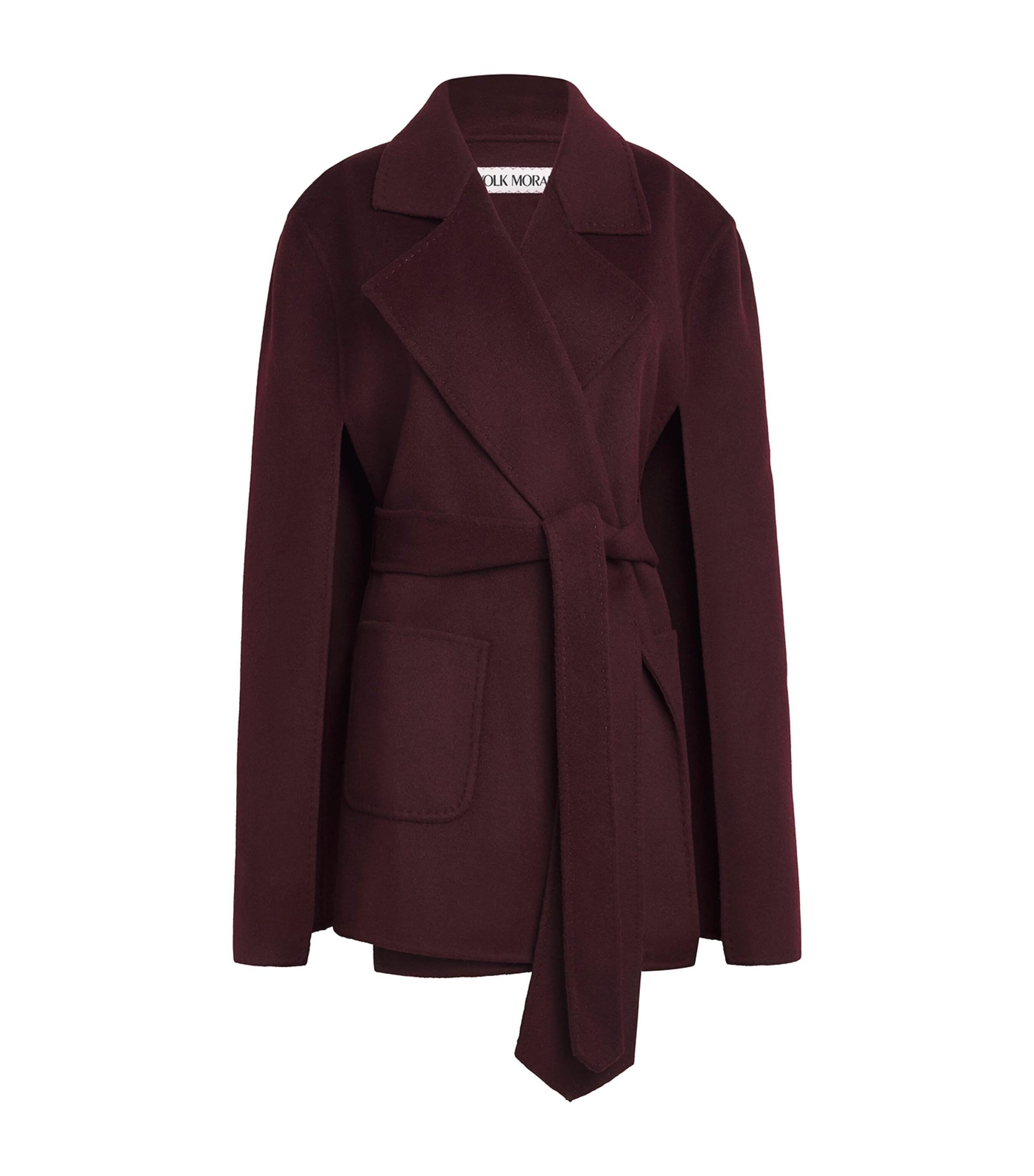 Wolk Morais Cashmere Tie-Waist Cape by WOLK MORAIS