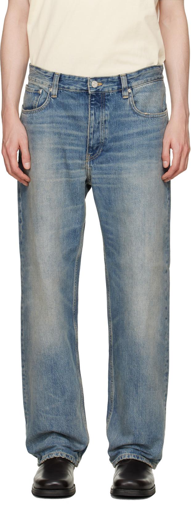 Blue Steve Jeans by WON HUNDRED