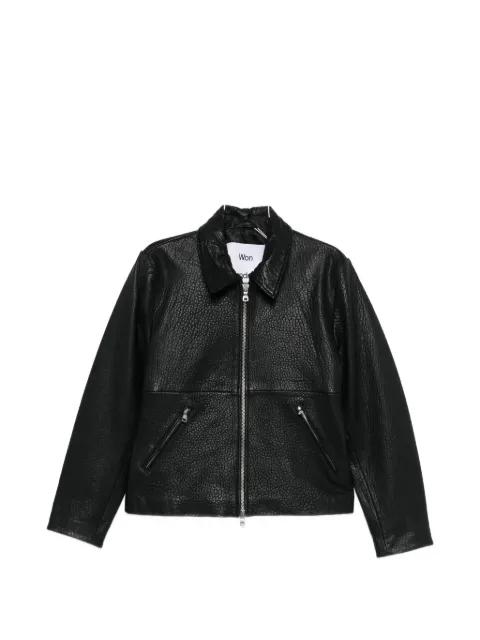 Dutton leather jacket by WON HUNDRED