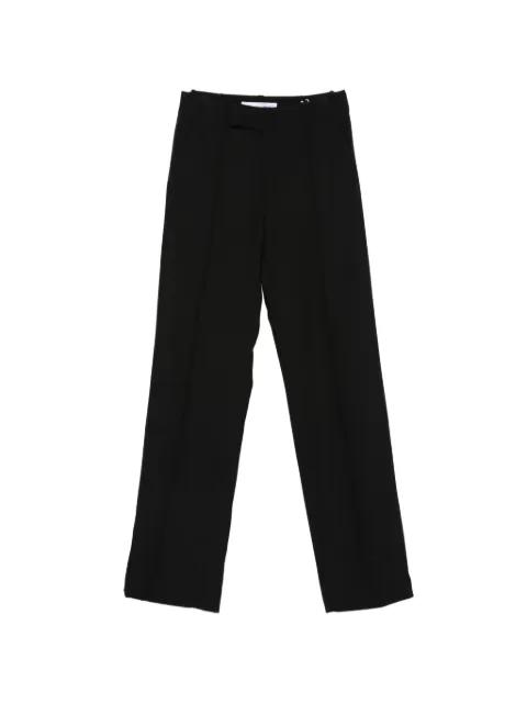 Ena pressed-crease trousers by WON HUNDRED