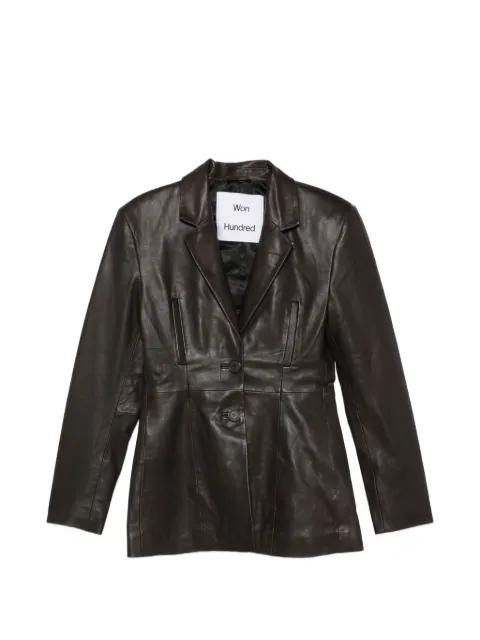 Silva leather jacket by WON HUNDRED