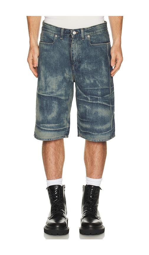 Won Hundred Cade Denim Shorts in Blue by WON HUNDRED