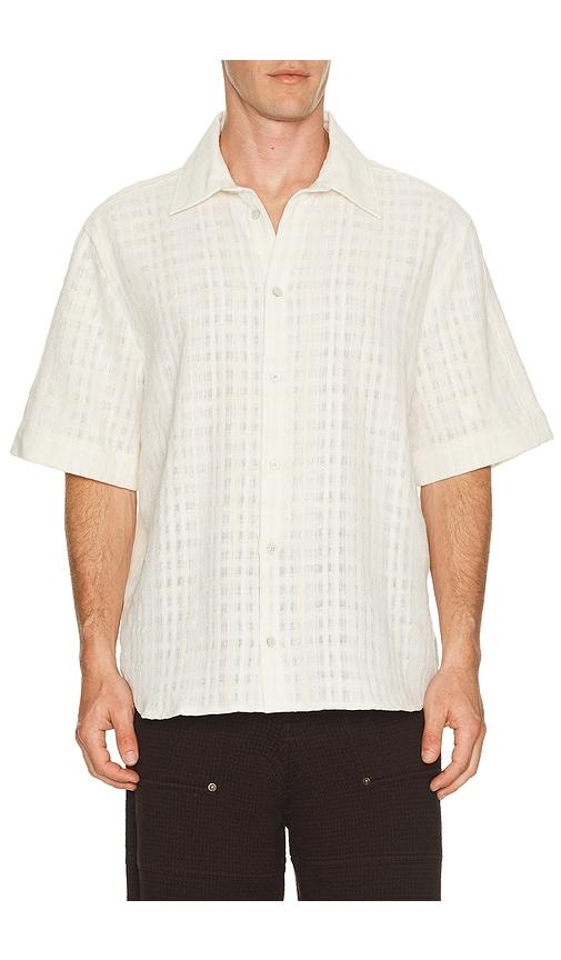 Won Hundred Daniel Shirt in Cream by WON HUNDRED