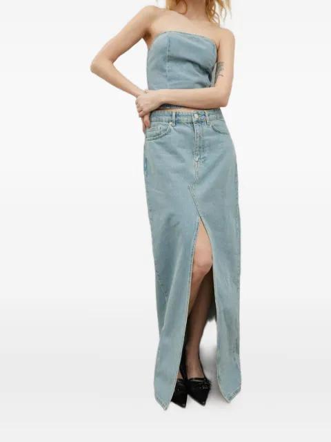 belt-loop maxi skirt by WON HUNDRED