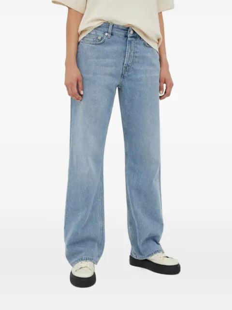 distressed-detail trousers by WON HUNDRED