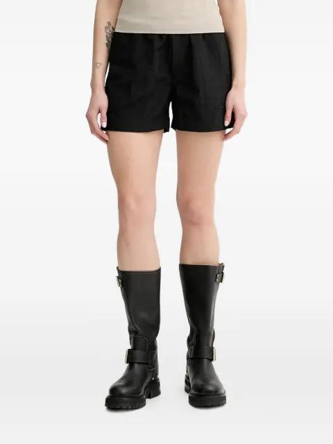 elastic-waistband pull-on shorts by WON HUNDRED