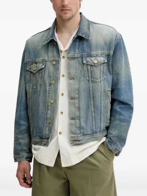 flap-pocket denim jacket by WON HUNDRED