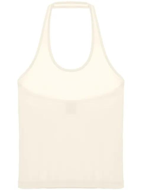 halterneck vest by WON HUNDRED