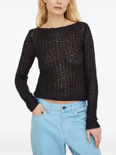 open-knit sweater by WON HUNDRED