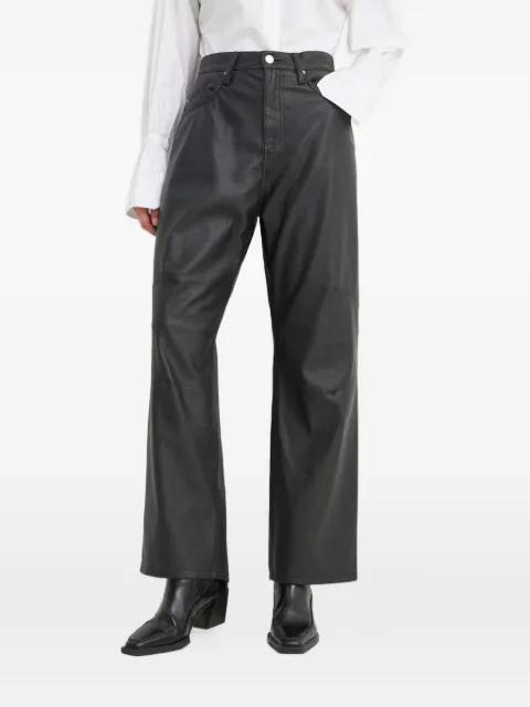 pockets leather trousers by WON HUNDRED