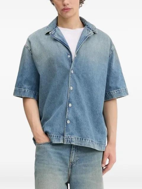 short-sleeve button shirt by WON HUNDRED