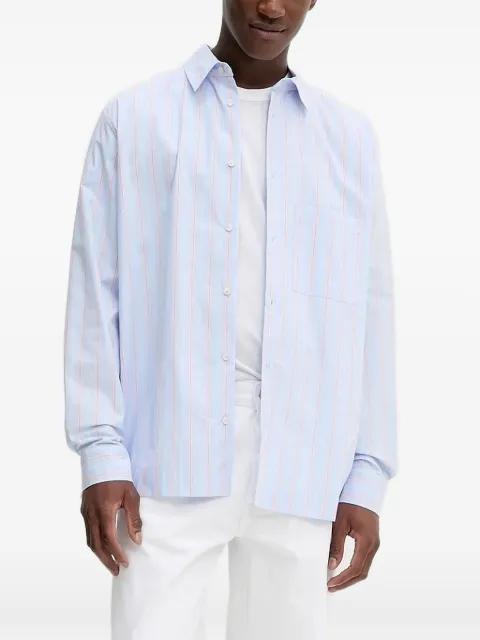 stripe-pattern shirt by WON HUNDRED