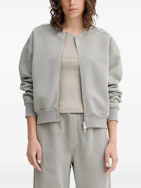 zip-front pocket sweatshirt by WON HUNDRED