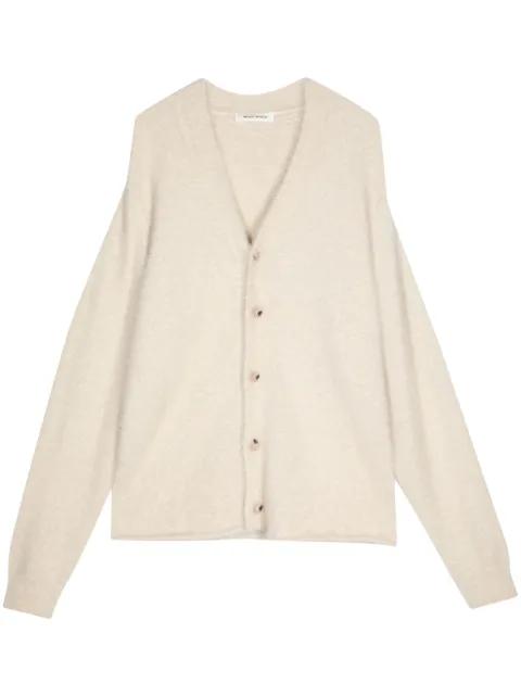 V-neck knit cardigan by WOOD WOOD