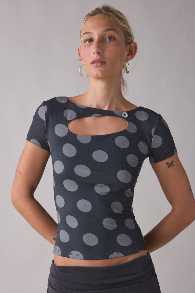 Woodrose Deli The Key Polka Dot Top by WOODROSE DELI