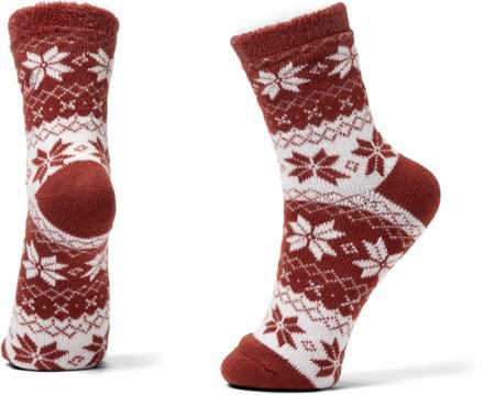 Aloe-Infused Double-Layer Socks - Snowflakes by WOOLRICH