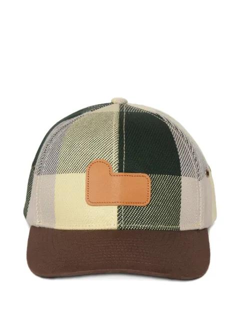 Buffalo Check cotton baseball cap by WOOLRICH