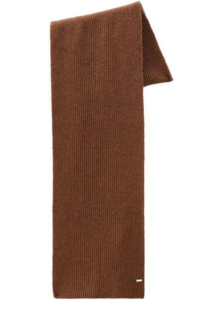 Cashmere ribbed scarf by WOOLRICH