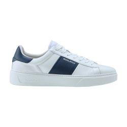 Classic court sneakers in leather with contrasting trim by WOOLRICH