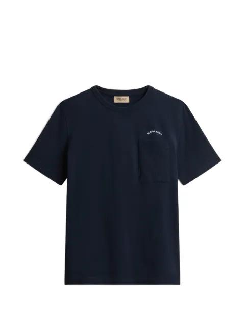Cotton Logo Pocket T-shirt by WOOLRICH