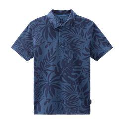 Cotton garment-dyed polo shirt by WOOLRICH