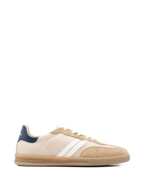 Doubleu Tennis stripe panelled sneakers by WOOLRICH