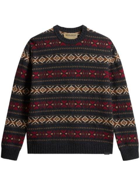 Fair Isle knitted sweater by WOOLRICH
