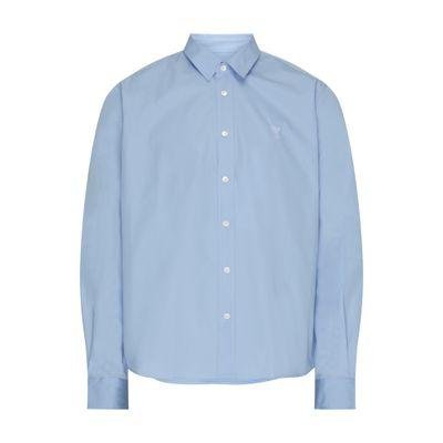 Garment-dyed overshirt in pure cotton by WOOLRICH