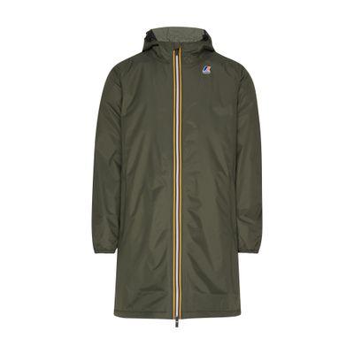 Hooded crinkle nylon windbreaker by WOOLRICH