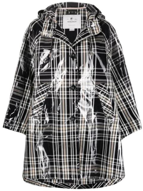 Hunting Check print raincoat by WOOLRICH