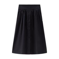 Midi skirt in pure cotton poplin by WOOLRICH