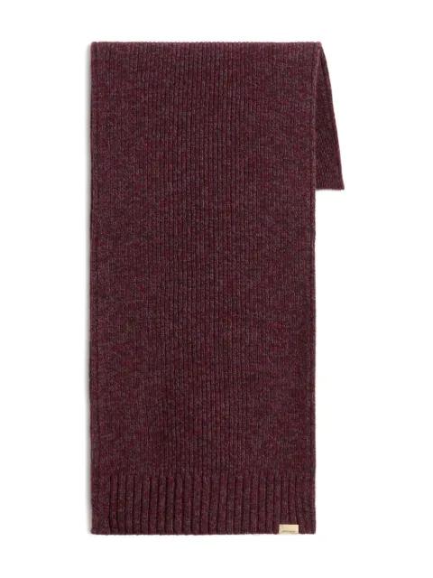 Mouline ribbed wool scarf by WOOLRICH