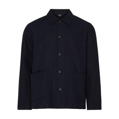 Padded overshirt in recycled pertex quantum by WOOLRICH