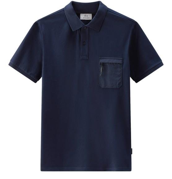 Polo Shirt in Stretch Cotton by WOOLRICH