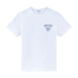 Pure cotton nautical print t-shirt by WOOLRICH