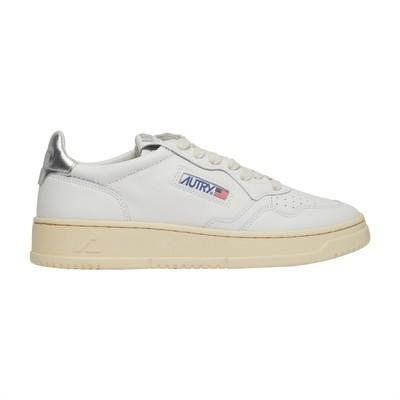 Retro leather sneakers with nylon details by WOOLRICH