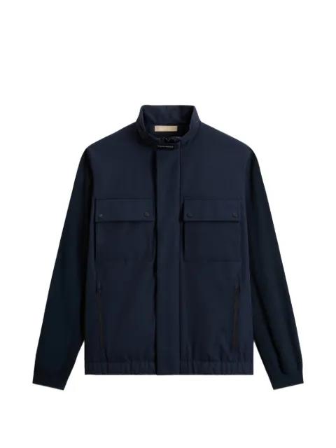 Two Layers Hybrid flap-pocket jacket by WOOLRICH