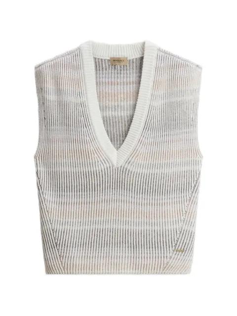 V-neck sleeveless vest by WOOLRICH