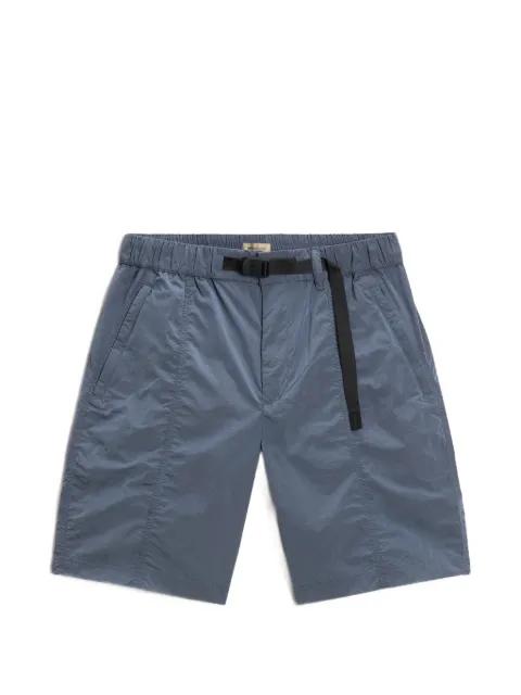 belted water-repellent shorts by WOOLRICH
