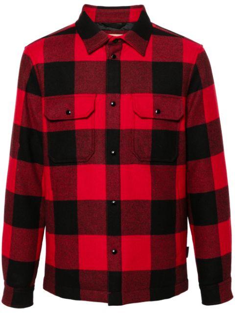 buffalo-checked jacket by WOOLRICH