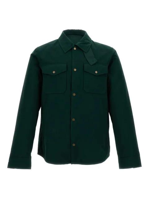 button-fastening flap-pocket jacket by WOOLRICH