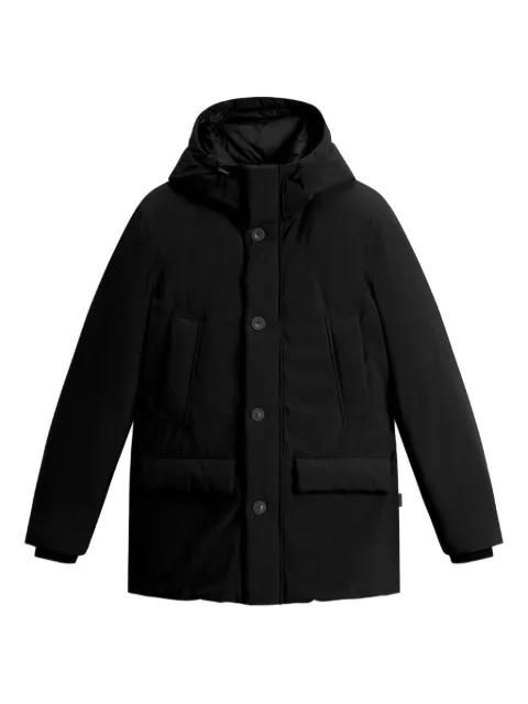 button-fastening wool jacket by WOOLRICH