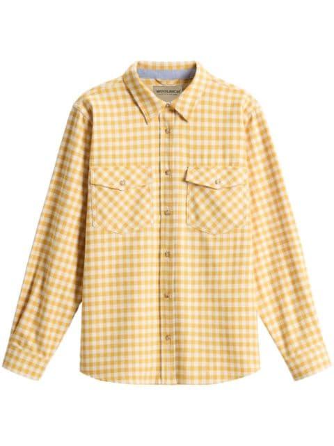 check pattern flannel shirt by WOOLRICH