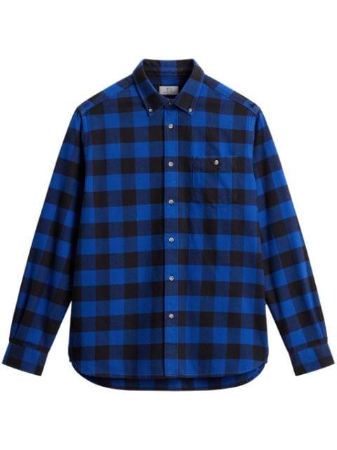 check pattern flannel shirt by WOOLRICH