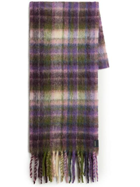check-pattern scarf by WOOLRICH