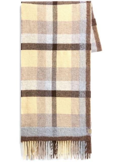 check-pattern scarf by WOOLRICH