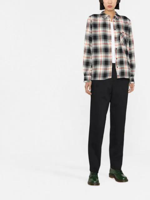 checked long-sleeve shirt by WOOLRICH
